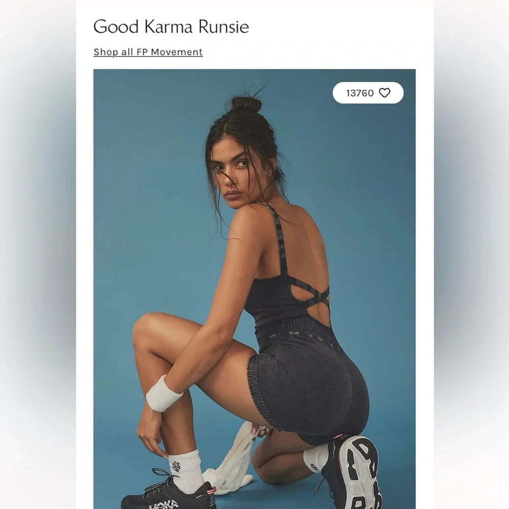 NWOT Free People Good Karma Runsie_3